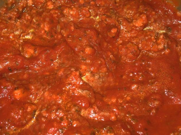 Tomato and Meat Sauce